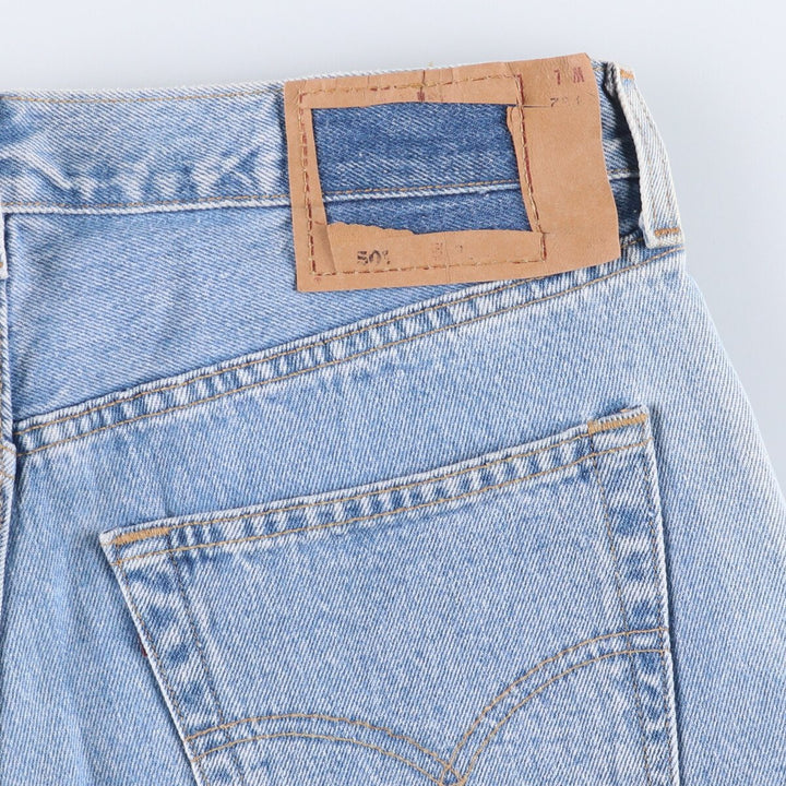 90'S Levi's 501-0134 Straight Denim Pants Made in USA Men's W32 Vintage cotton Blue type light blue Vintage Second Hand