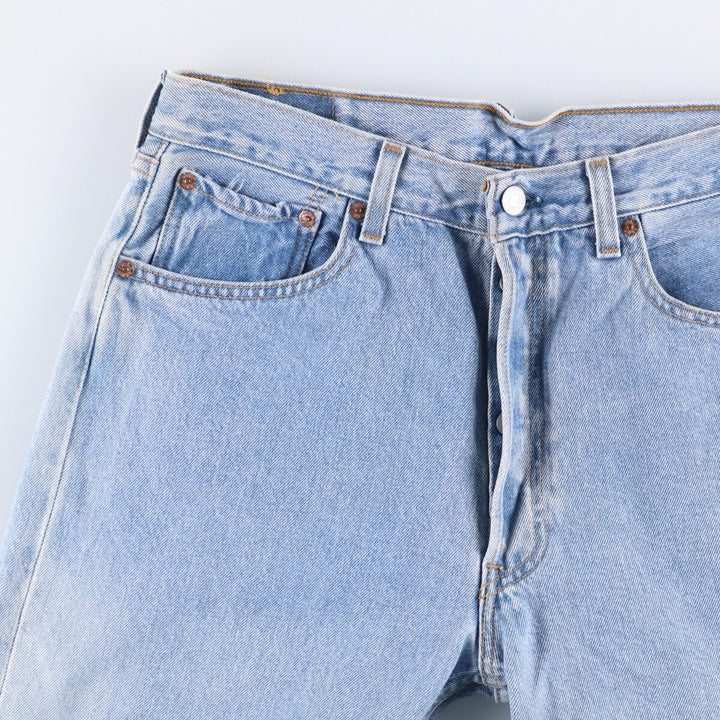90'S Levi's 501-0134 Straight Denim Pants Made in USA Men's W32 Vintage cotton Blue type light blue Vintage Second Hand