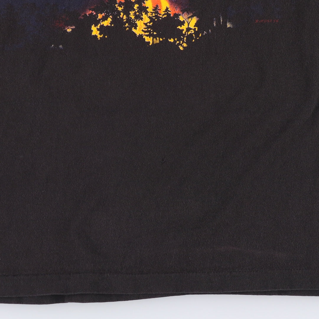 90'S Hanes Nazareth Total Recall Tour 1993 Tour Band T-Shirt, Made in USA, Men's XL, Vintage cotton black type Vintage Second Hand