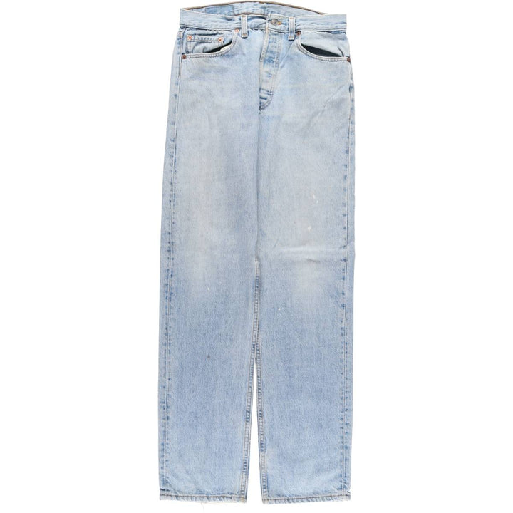 90'S Levi's 501-0193 Straight Denim Pants Made in USA Men's W30 Vintage cotton blue type Vintage Second Hand