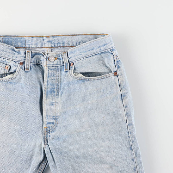 90'S Levi's 501-0193 Straight Denim Pants Made in USA Men's W30 Vintage cotton blue type Vintage Second Hand
