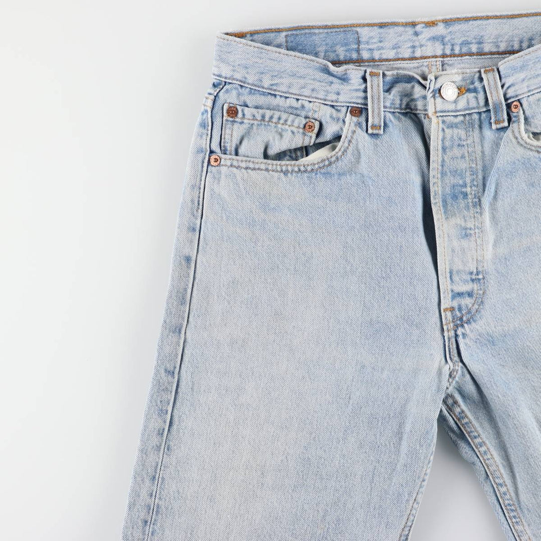 90'S Levi's 501-0193 Straight Denim Pants Made in USA Men's W30 Vintage cotton blue type Vintage Second Hand