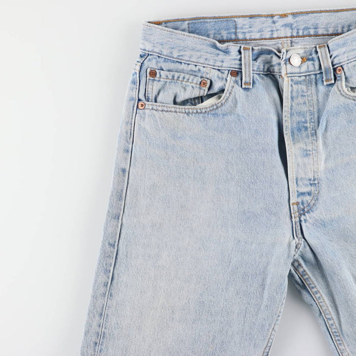 90'S Levi's 501-0193 Straight Denim Pants Made in USA Men's W30 Vintage cotton blue type Vintage Second Hand