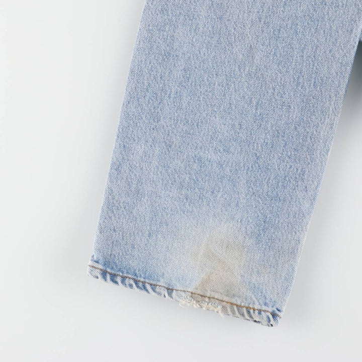 90'S Levi's 501-0193 Straight Denim Pants Made in USA Men's W30 Vintage cotton blue type Vintage Second Hand