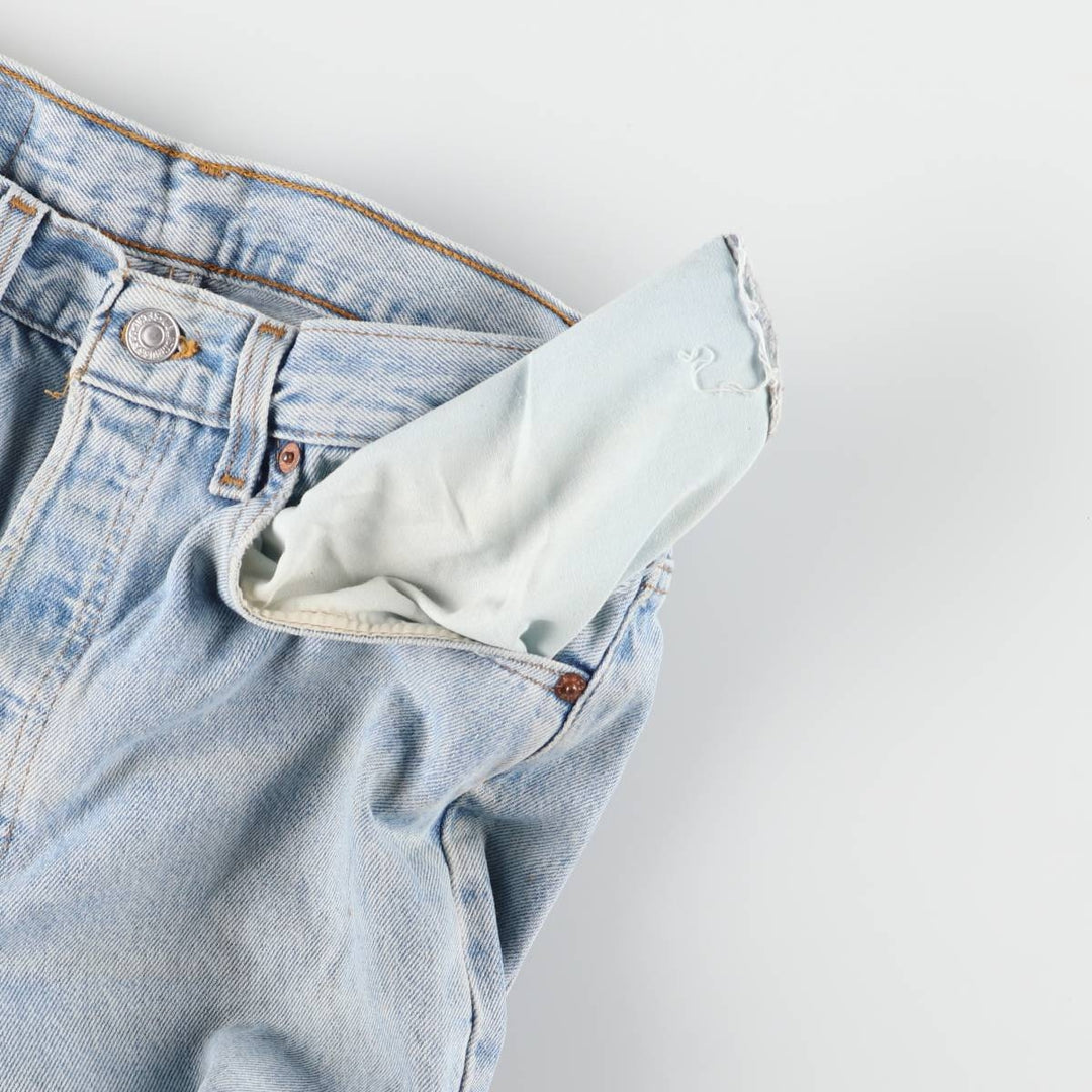 90'S Levi's 501-0193 Straight Denim Pants Made in USA Men's W30 Vintage cotton blue type Vintage Second Hand