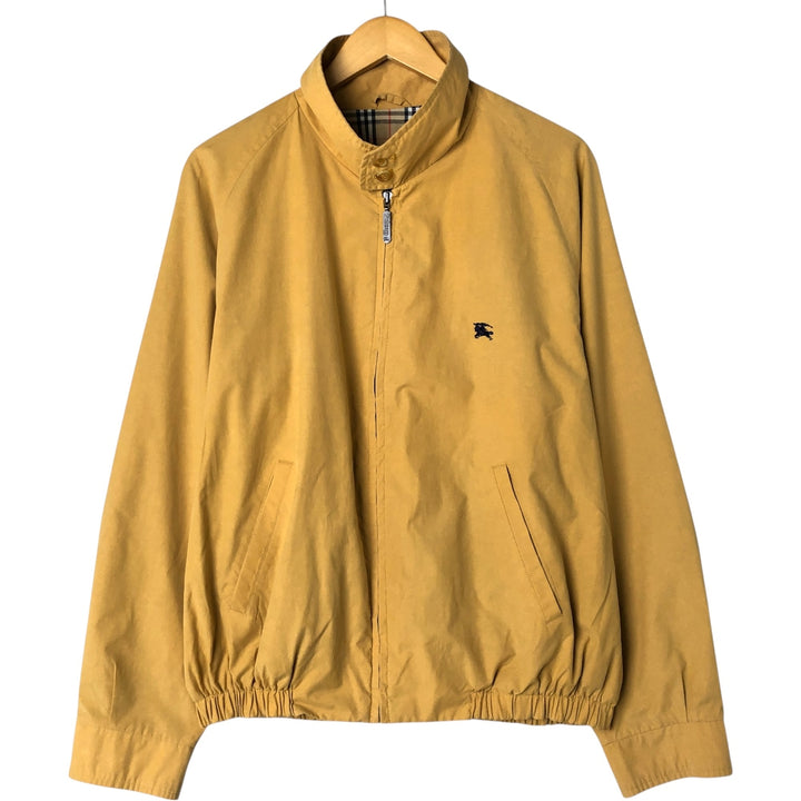 Burberry's Harrington Jacket Swing Top Men's XL cotton yellow type Vintage Second Hand