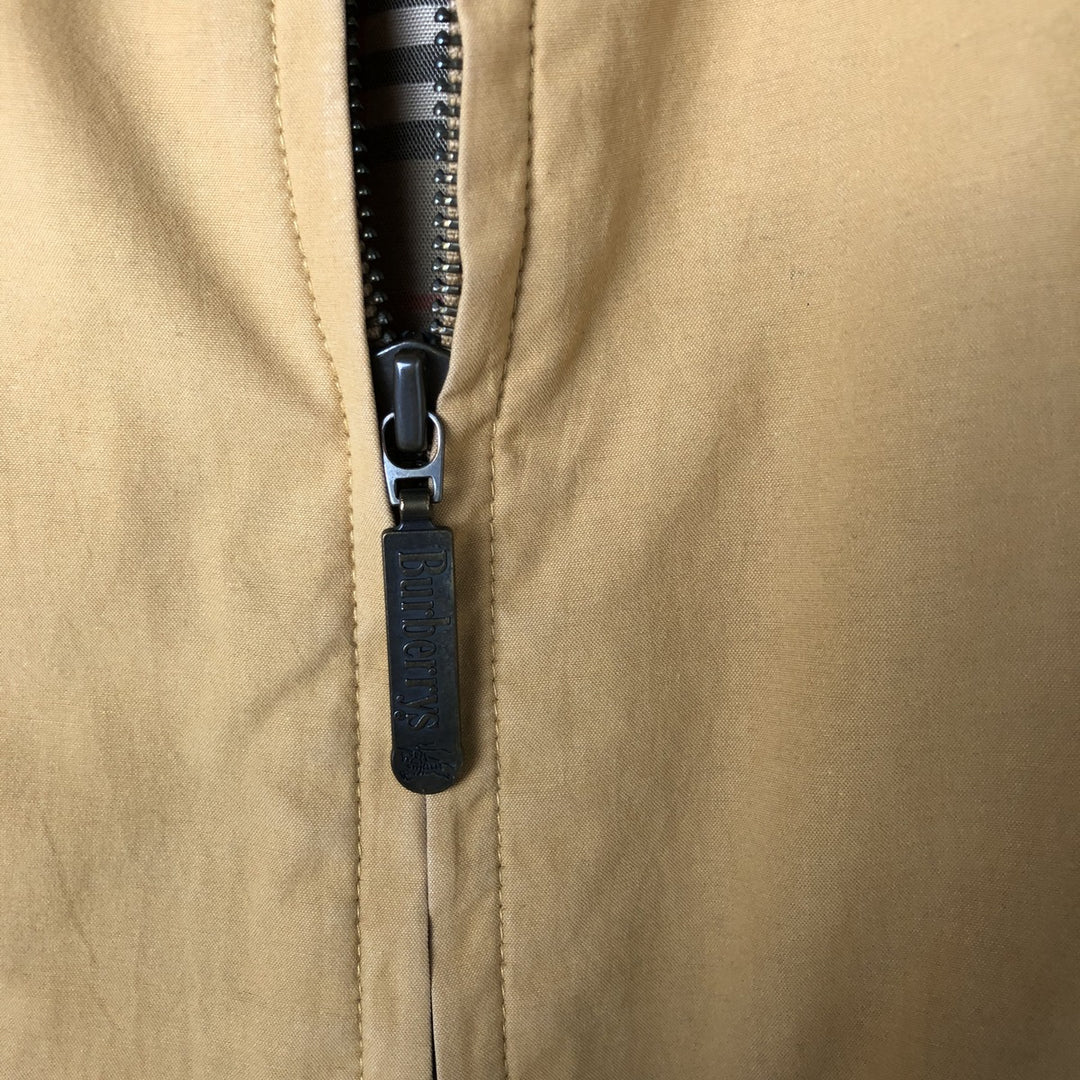 Burberry's Harrington Jacket Swing Top Men's XL cotton yellow type Vintage Second Hand