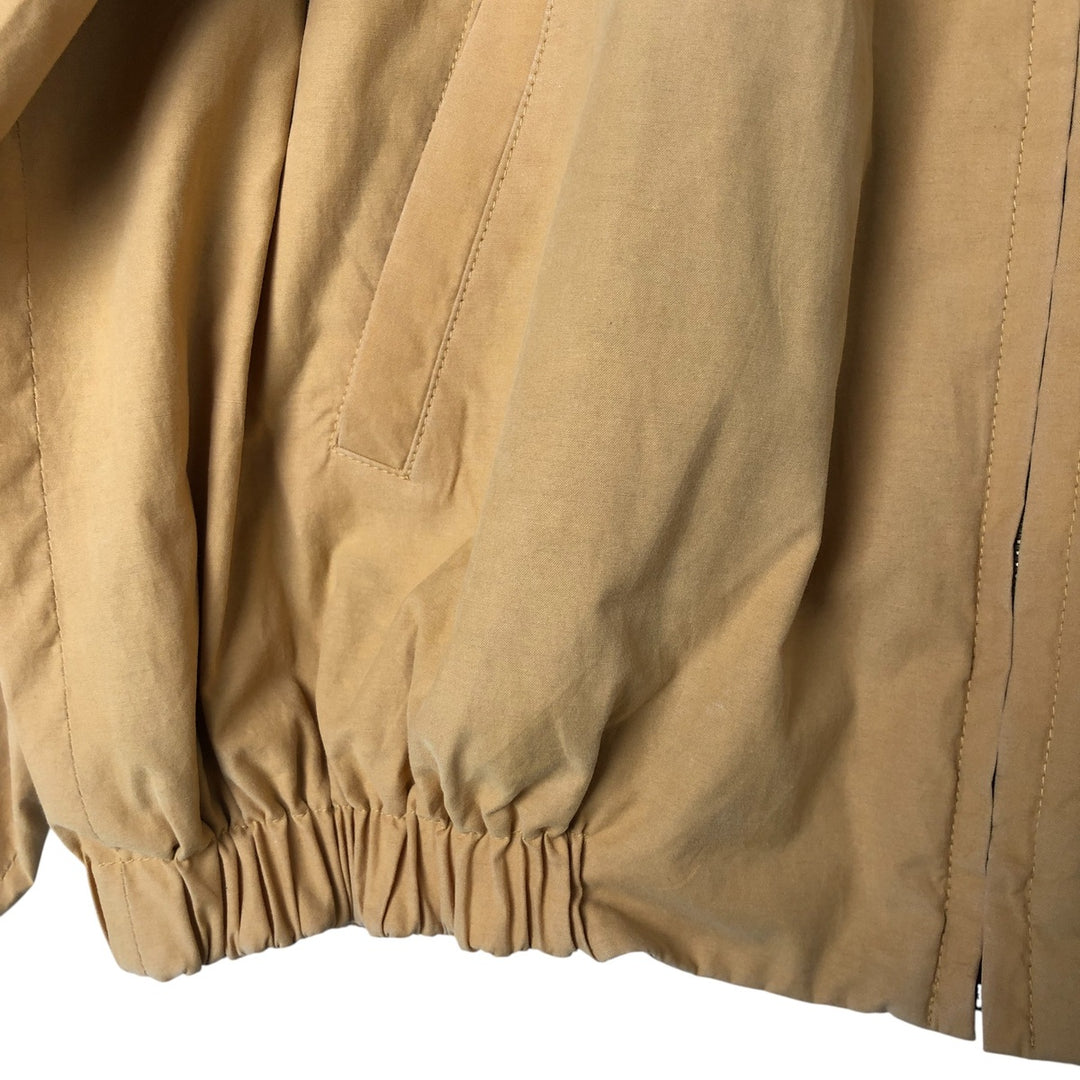 Burberry's Harrington Jacket Swing Top Men's XL cotton yellow type Vintage Second Hand