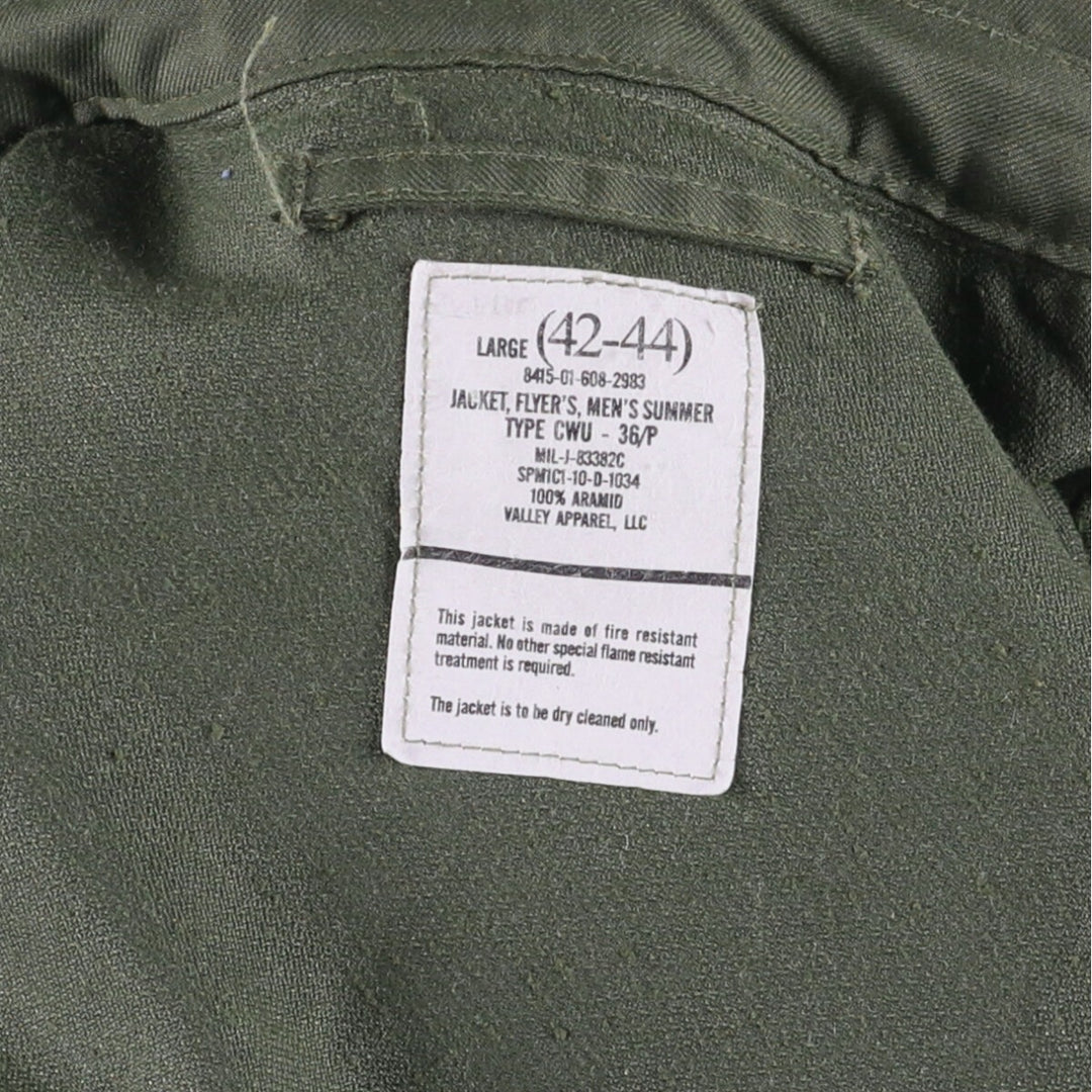 US military actual product CWU-36 Aramid Khaki type Vintage Second Hand