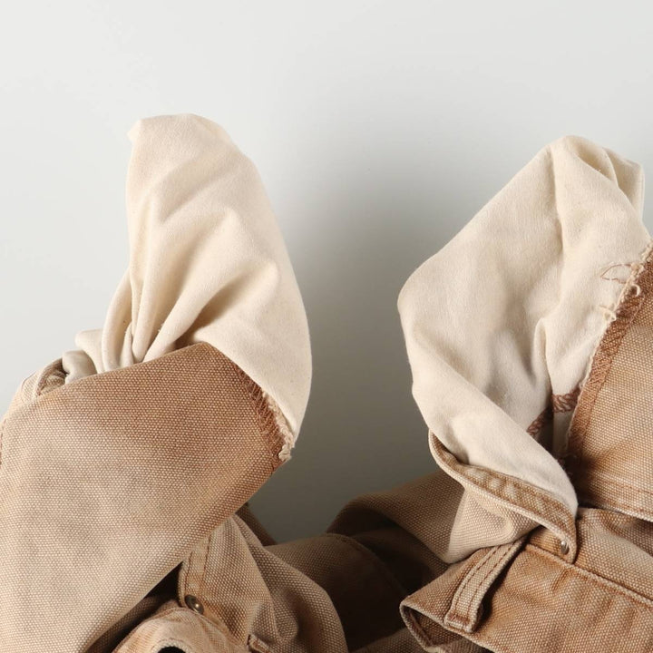 00'S Carhartt Dungaree Fit Double Knee Duck Painter Pants Men's W31 equivalent cotton Beige type Vintage Second Hand