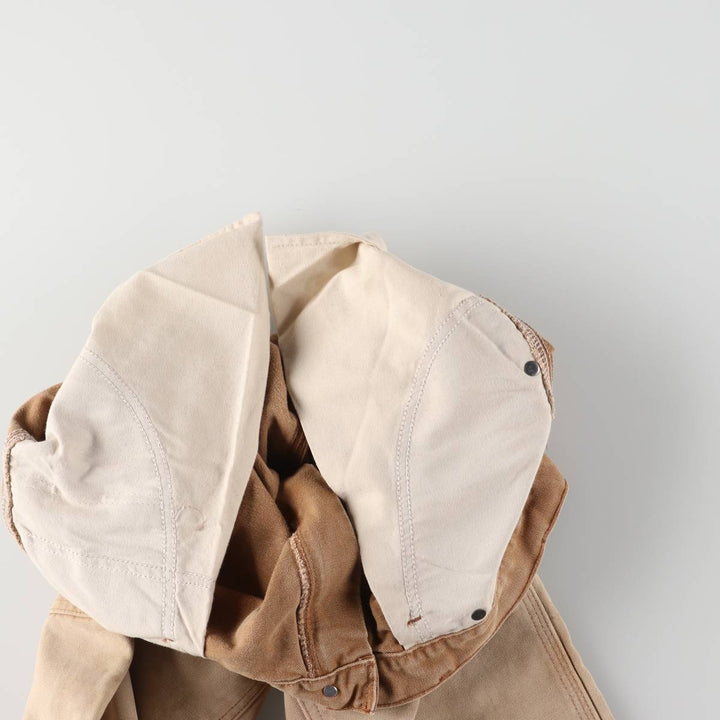 00'S Carhartt Dungaree Fit Double Knee Duck Painter Pants Men's W31 equivalent cotton Beige type Vintage Second Hand