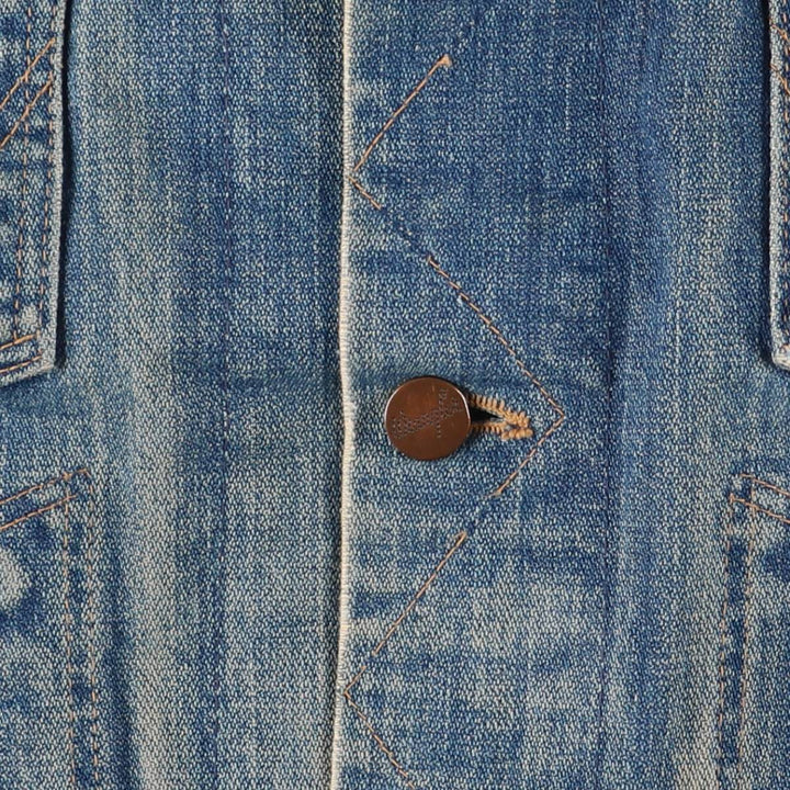 Vintage 70'S Wrangler denim jacket, made in the USA, size L for men unknown blue type Vintage Second Hand