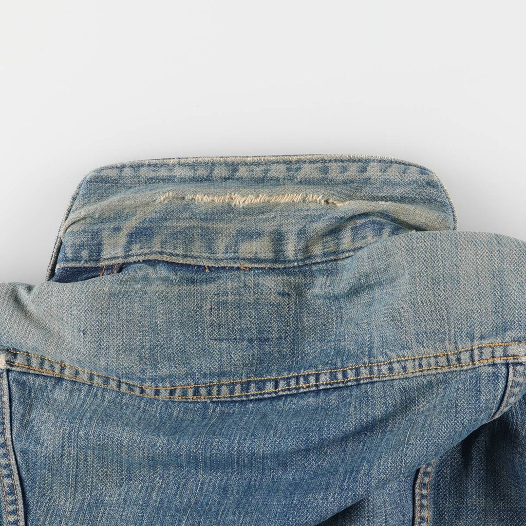 Vintage 70'S Wrangler denim jacket, made in the USA, size L for men unknown blue type Vintage Second Hand