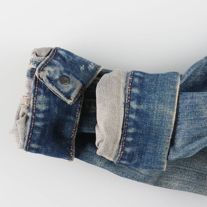 Vintage 70'S Wrangler denim jacket, made in the USA, size L for men unknown blue type Vintage Second Hand