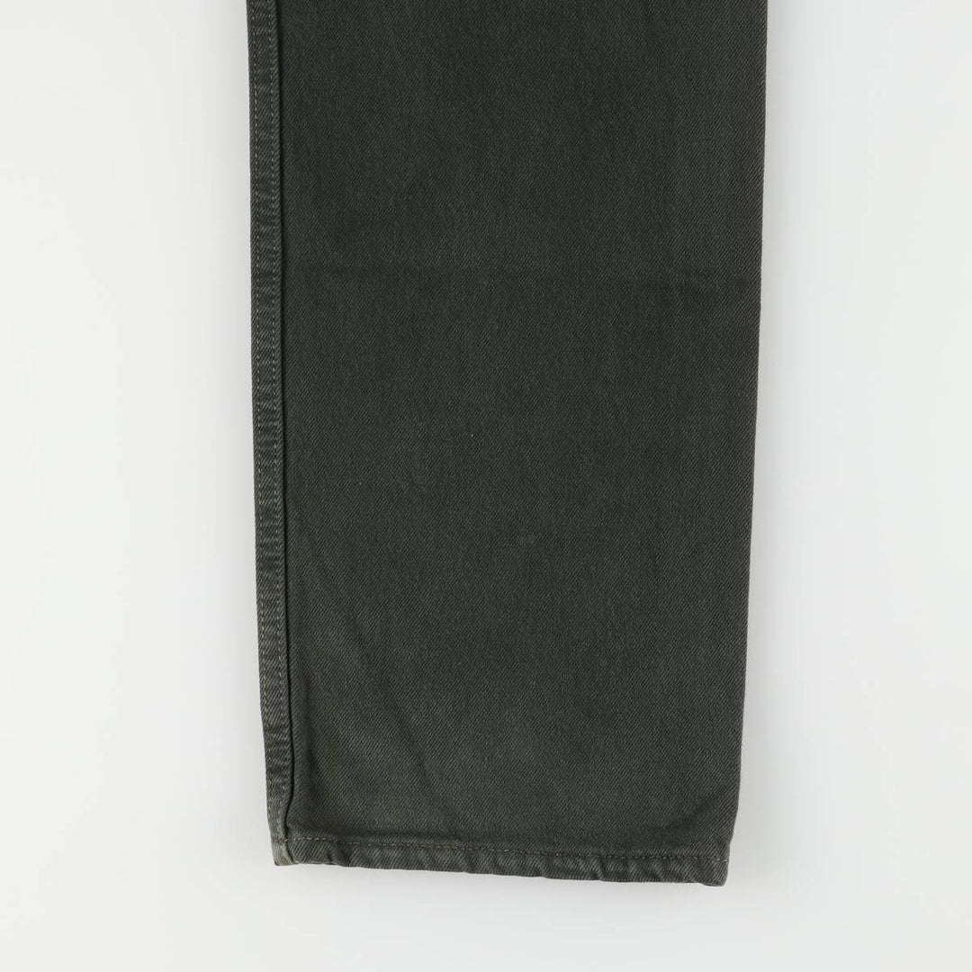 90'S Levi's 501-1632 Straight Denim Pants Made in USA Men's W31 Vintage cotton Green type dark green Vintage Second Hand