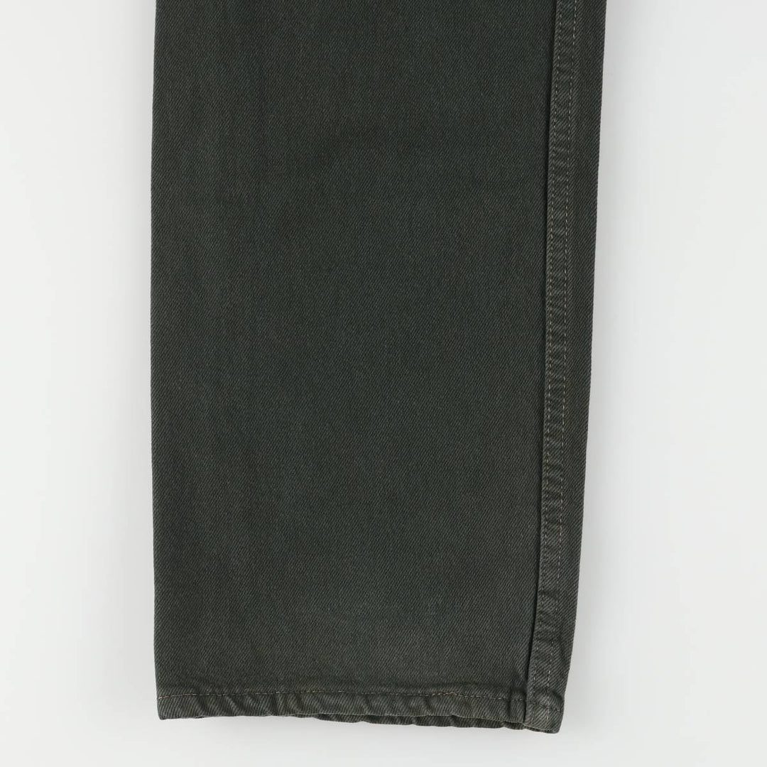 90'S Levi's 501-1632 Straight Denim Pants Made in USA Men's W31 Vintage cotton Green type dark green Vintage Second Hand