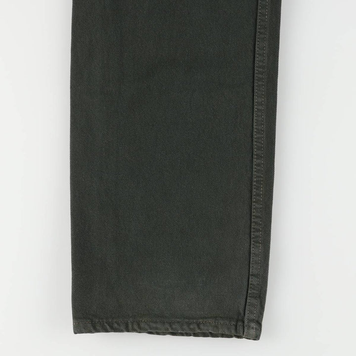 90'S Levi's 501-1632 Straight Denim Pants Made in USA Men's W31 Vintage cotton Green type dark green Vintage Second Hand