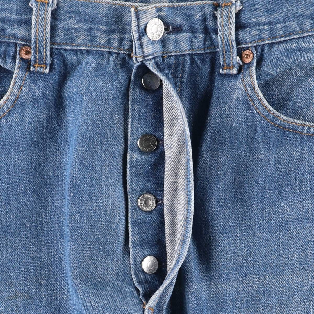 90'S Levi's 501-0117 Straight Denim Pants Made in USA Men's W34 Vintage cotton blue type Vintage Second Hand