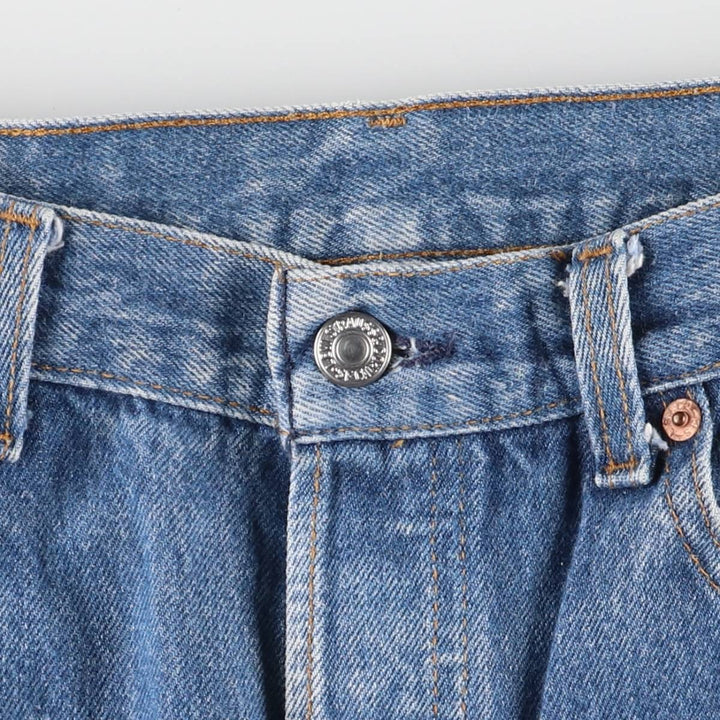 90'S Levi's 501-0117 Straight Denim Pants Made in USA Men's W34 Vintage cotton blue type Vintage Second Hand