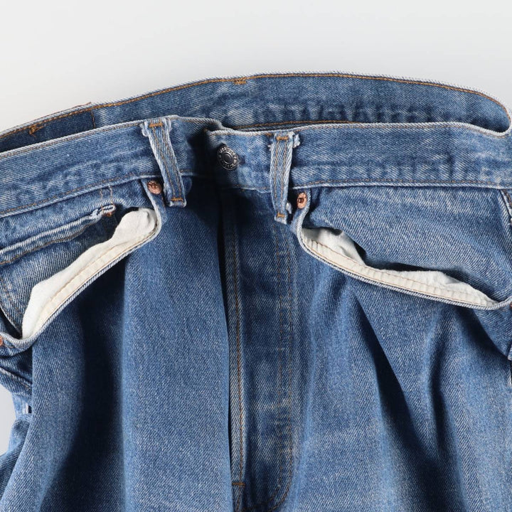 90'S Levi's 501-0117 Straight Denim Pants Made in USA Men's W34 Vintage cotton blue type Vintage Second Hand