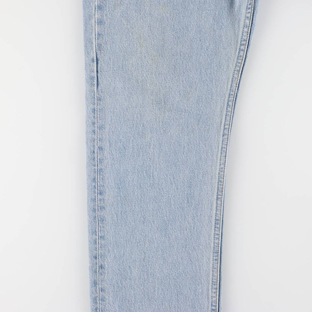 90'S Levi's 6501-0133 Straight Denim Pants Made in USA Women's XL (w31) Vintage cotton Blue type light blue Vintage Second Hand