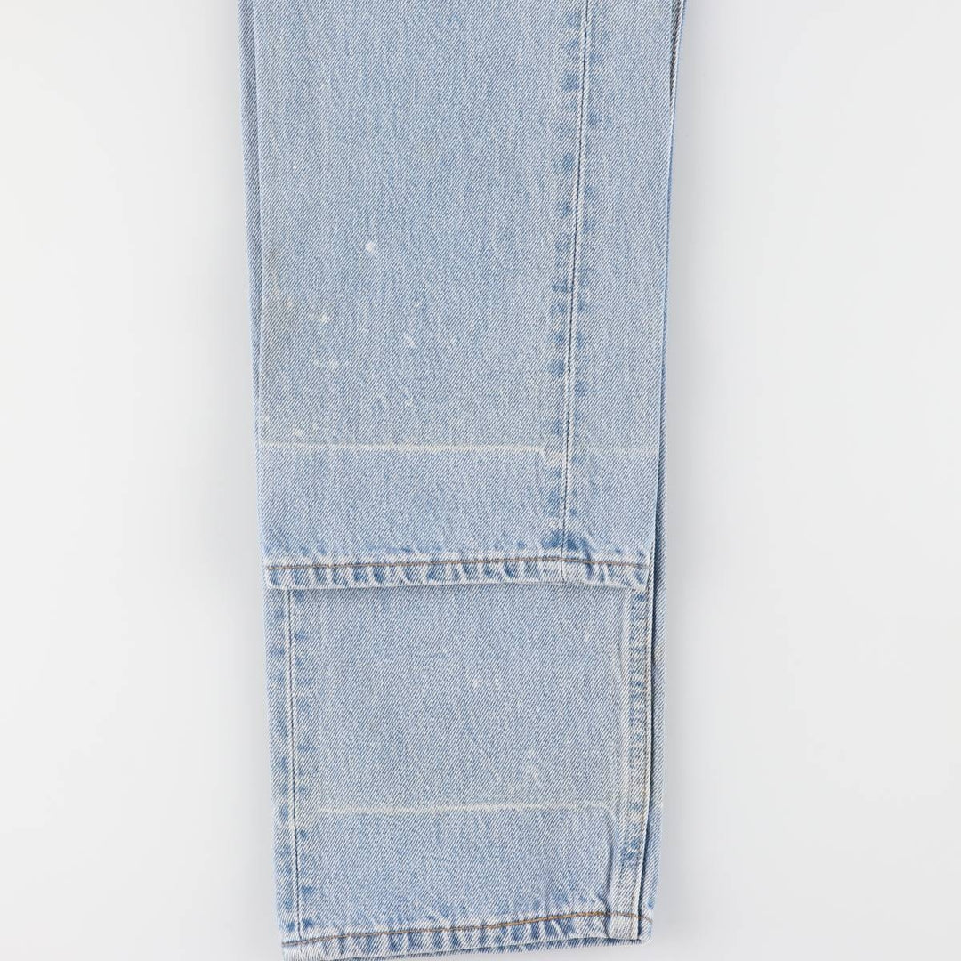90'S Levi's 6501-0133 Straight Denim Pants Made in USA Women's XL (w31) Vintage cotton Blue type light blue Vintage Second Hand