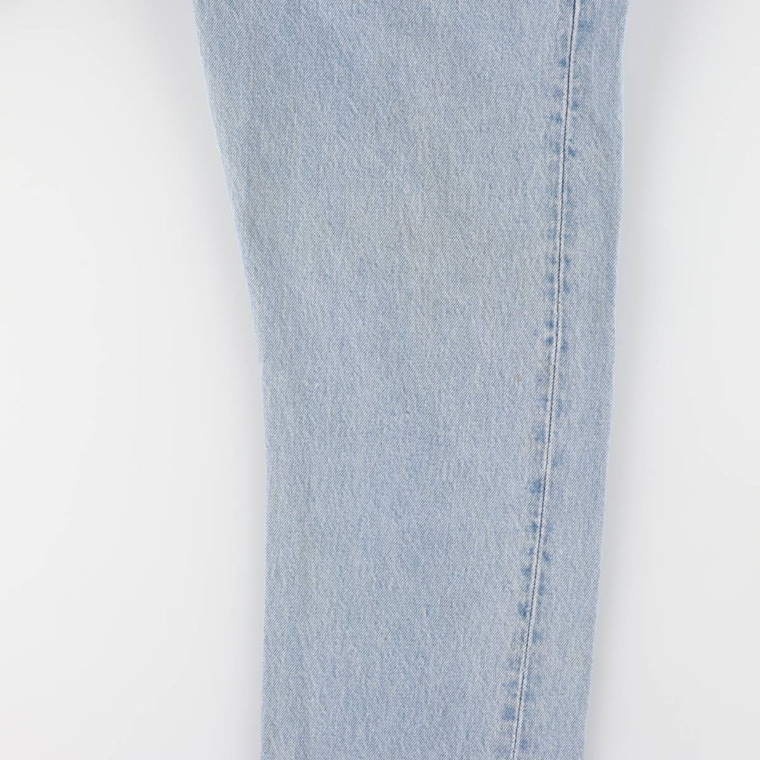 90'S Levi's 6501-0133 Straight Denim Pants Made in USA Women's XL (w31) Vintage cotton Blue type light blue Vintage Second Hand