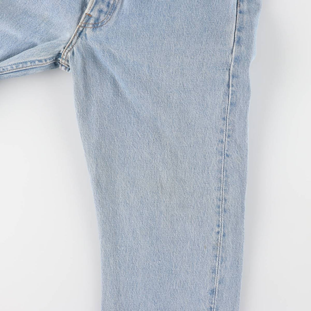 90'S Levi's 6501-0133 Straight Denim Pants Made in USA Women's XL (w31) Vintage cotton Blue type light blue Vintage Second Hand