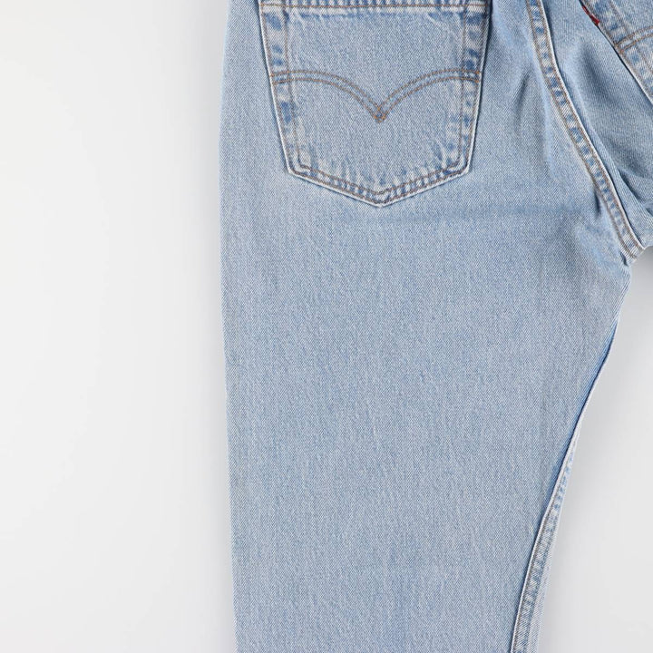 90'S Levi's 6501-0133 Straight Denim Pants Made in USA Women's XL (w31) Vintage cotton Blue type light blue Vintage Second Hand