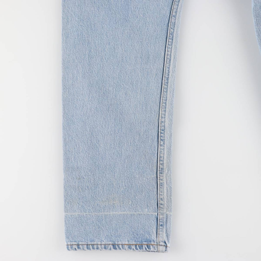 90'S Levi's 6501-0133 Straight Denim Pants Made in USA Women's XL (w31) Vintage cotton Blue type light blue Vintage Second Hand