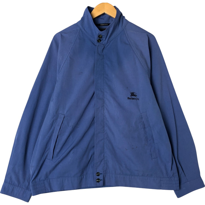 Burberry's Harrington Jacket Swing Top Men's L size unclear Purple type blue-purple Vintage Second Hand