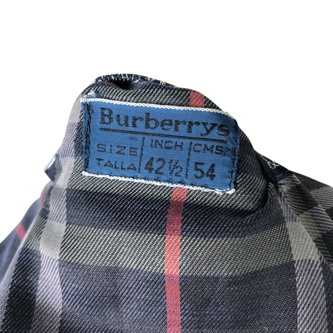 Burberry's Harrington Jacket Swing Top Men's L size unclear Purple type blue-purple Vintage Second Hand