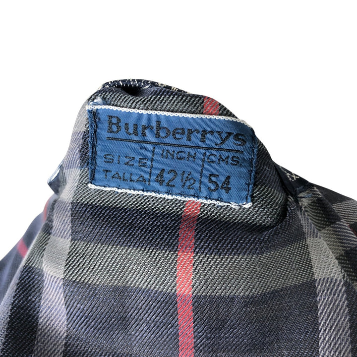 Burberry's Harrington Jacket Swing Top Men's L size unclear Purple type blue-purple Vintage Second Hand