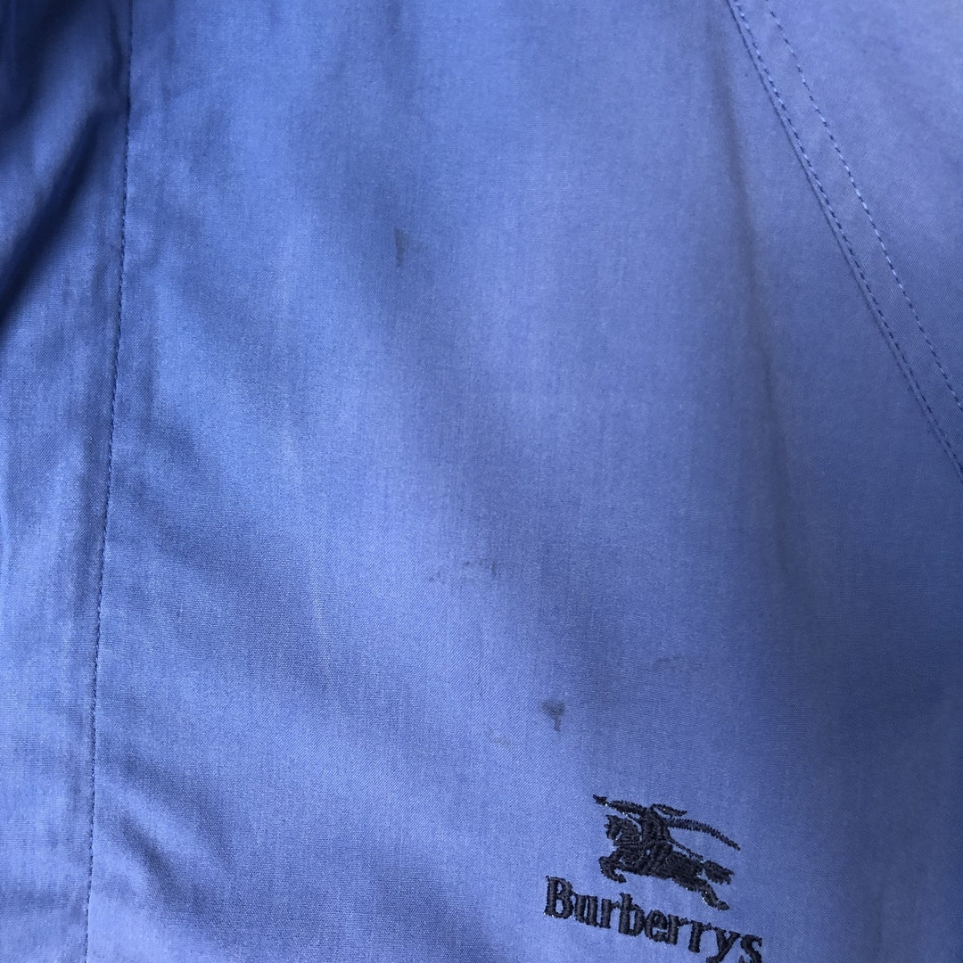 Burberry's Harrington Jacket Swing Top Men's L size unclear Purple type blue-purple Vintage Second Hand