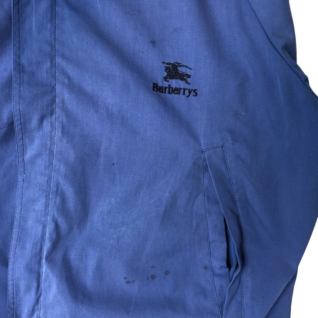 Burberry's Harrington Jacket Swing Top Men's L size unclear Purple type blue-purple Vintage Second Hand