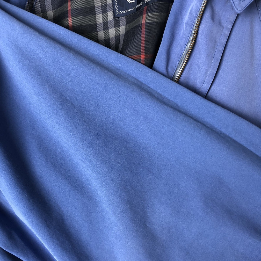 Burberry's Harrington Jacket Swing Top Men's L size unclear Purple type blue-purple Vintage Second Hand