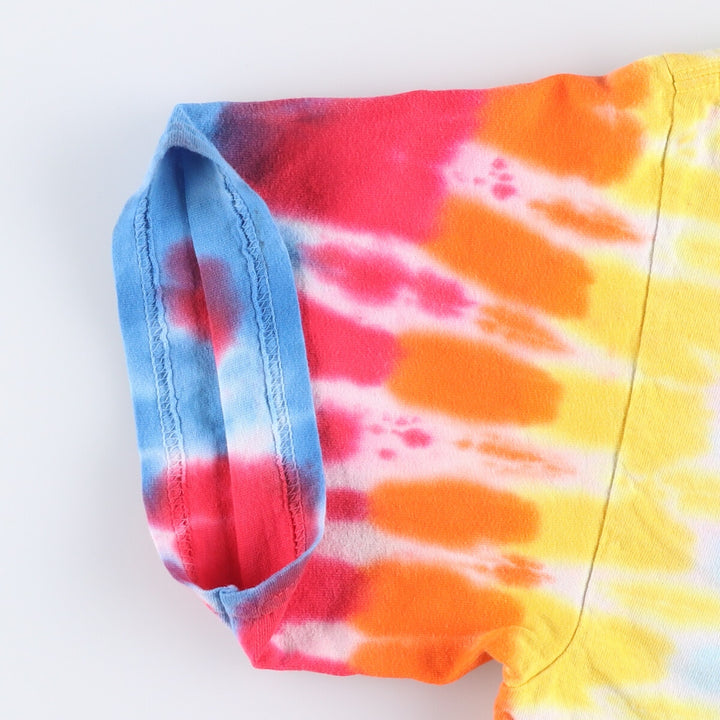 90'S GRATEFUL DEAD Tie-dye Pattern Band T-shirt, Men's Medium, Short Sleeve, Vintage unclear blue type Vintage Second Hand