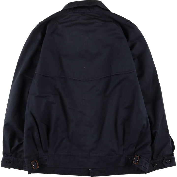 Burberry's cotton jacket, made in the UK, men's size XL cotton navy blue type Vintage Second Hand
