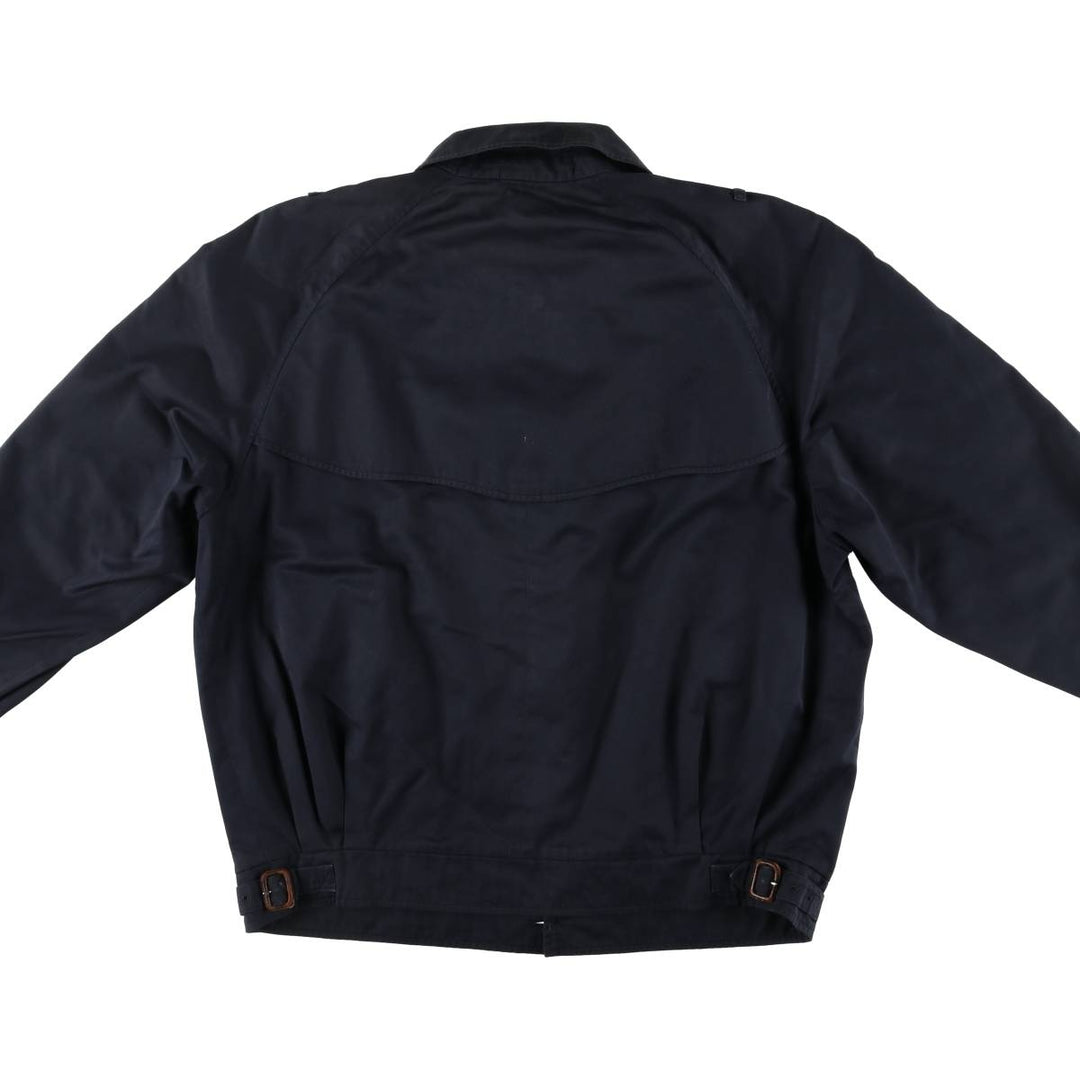 Burberry's cotton jacket, made in the UK, men's size XL cotton navy blue type Vintage Second Hand