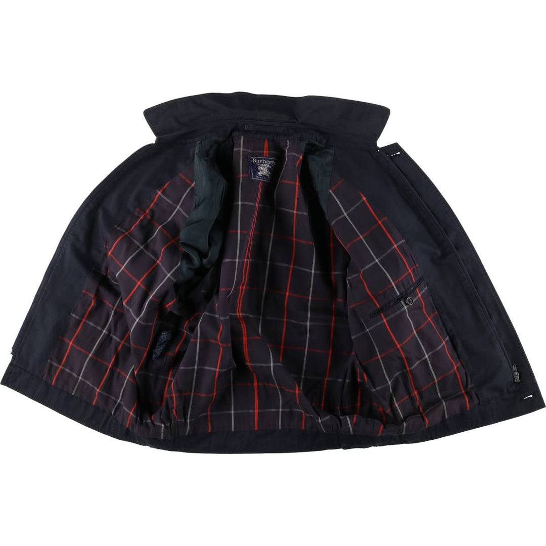 Burberry's cotton jacket, made in the UK, men's size XL cotton navy blue type Vintage Second Hand