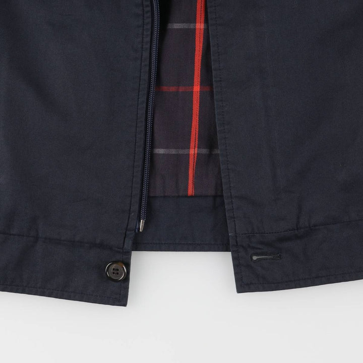 Burberry's cotton jacket, made in the UK, men's size XL cotton navy blue type Vintage Second Hand