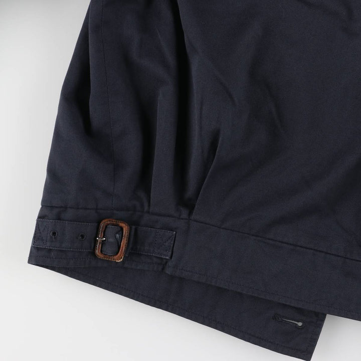 Burberry's cotton jacket, made in the UK, men's size XL cotton navy blue type Vintage Second Hand