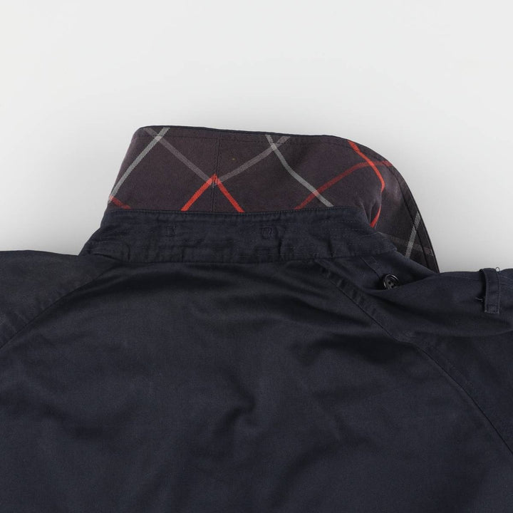 Burberry's cotton jacket, made in the UK, men's size XL cotton navy blue type Vintage Second Hand