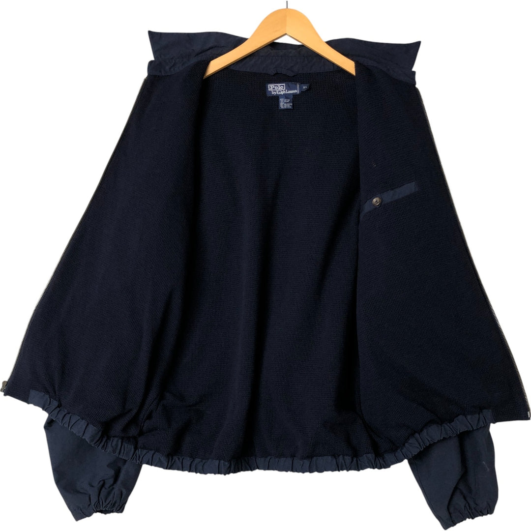 Ralph Lauren POLO by Ralph Lauren Swing Top Sports Jacket Men's XL cotton navy blue type Vintage Second Hand