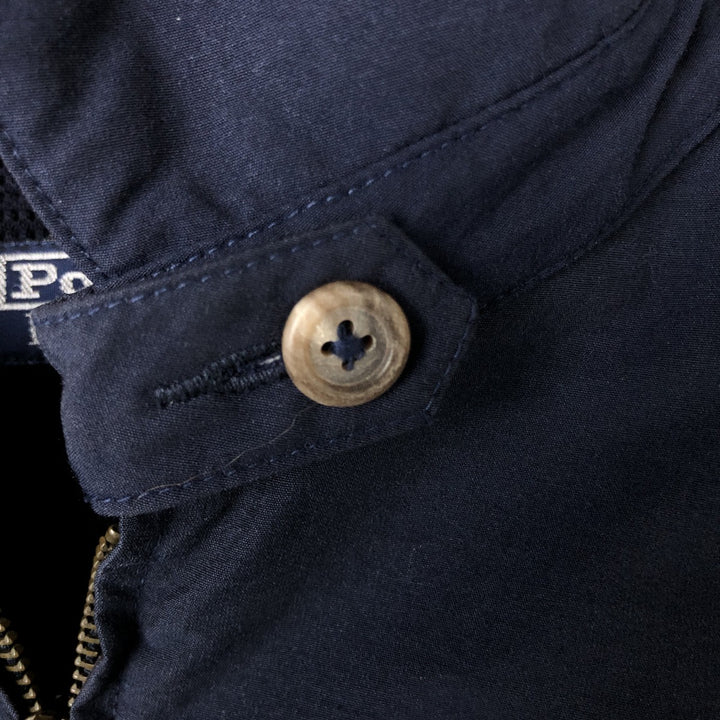 Ralph Lauren POLO by Ralph Lauren Swing Top Sports Jacket Men's XL cotton navy blue type Vintage Second Hand