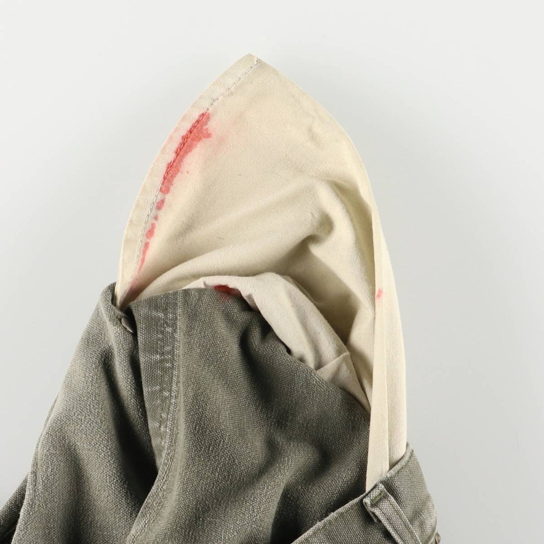 00'S Carhartt Dungaree Fit Painted Double Knee Duck Painter Pants Men's W30 equivalent cotton Khaki type Vintage Second Hand