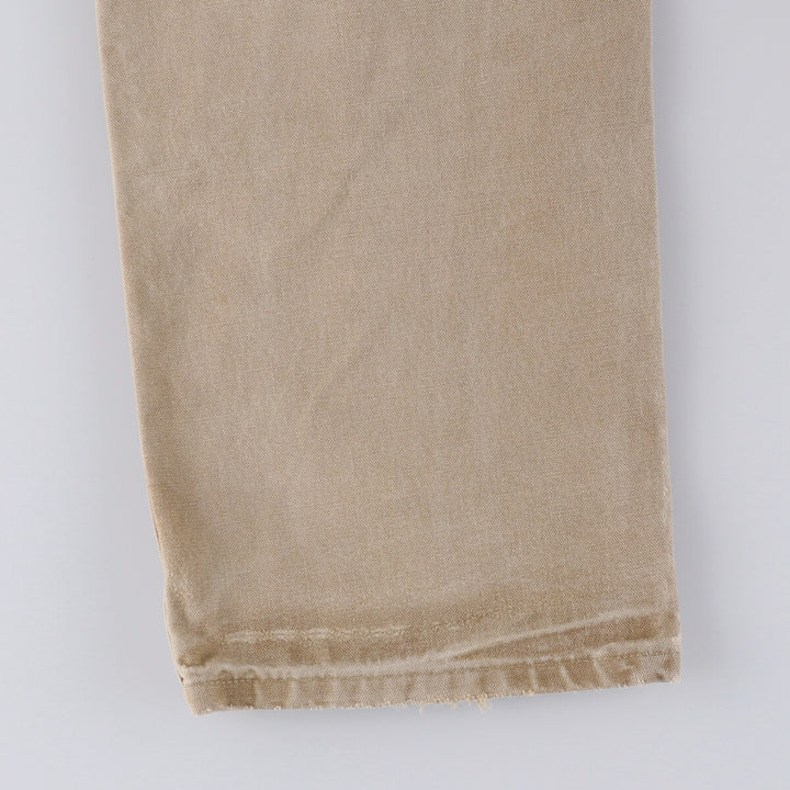 00'S Carhartt Dungaree Fit Double Knee Duck Painter Pants Men's W32 equivalent cotton Beige type Vintage Second Hand