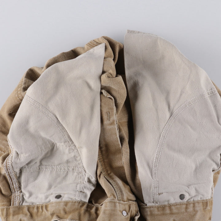 00'S Carhartt Dungaree Fit Double Knee Duck Painter Pants Men's W32 equivalent cotton Beige type Vintage Second Hand