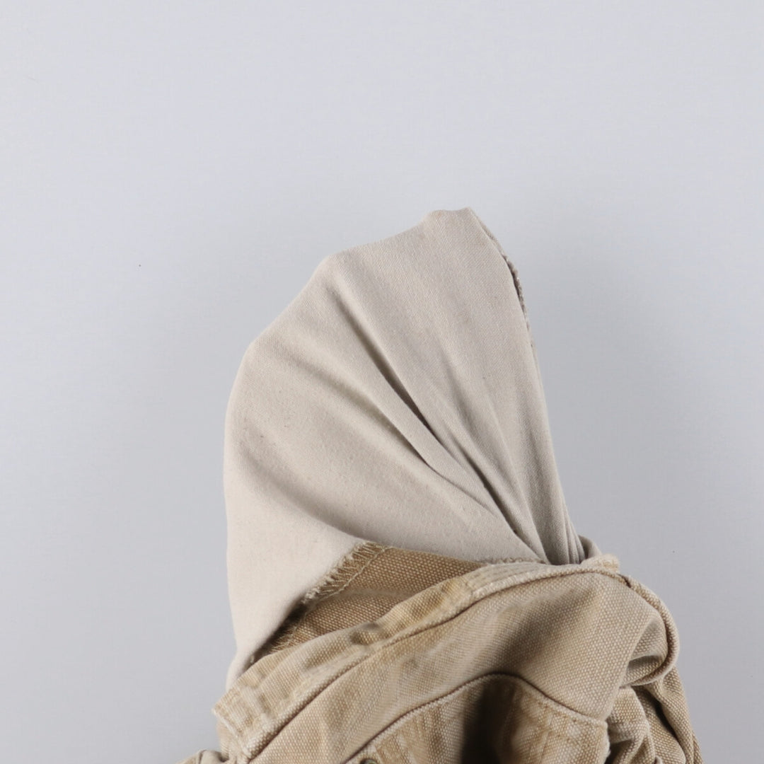 00'S Carhartt Dungaree Fit Double Knee Duck Painter Pants Men's W32 equivalent cotton Beige type Vintage Second Hand