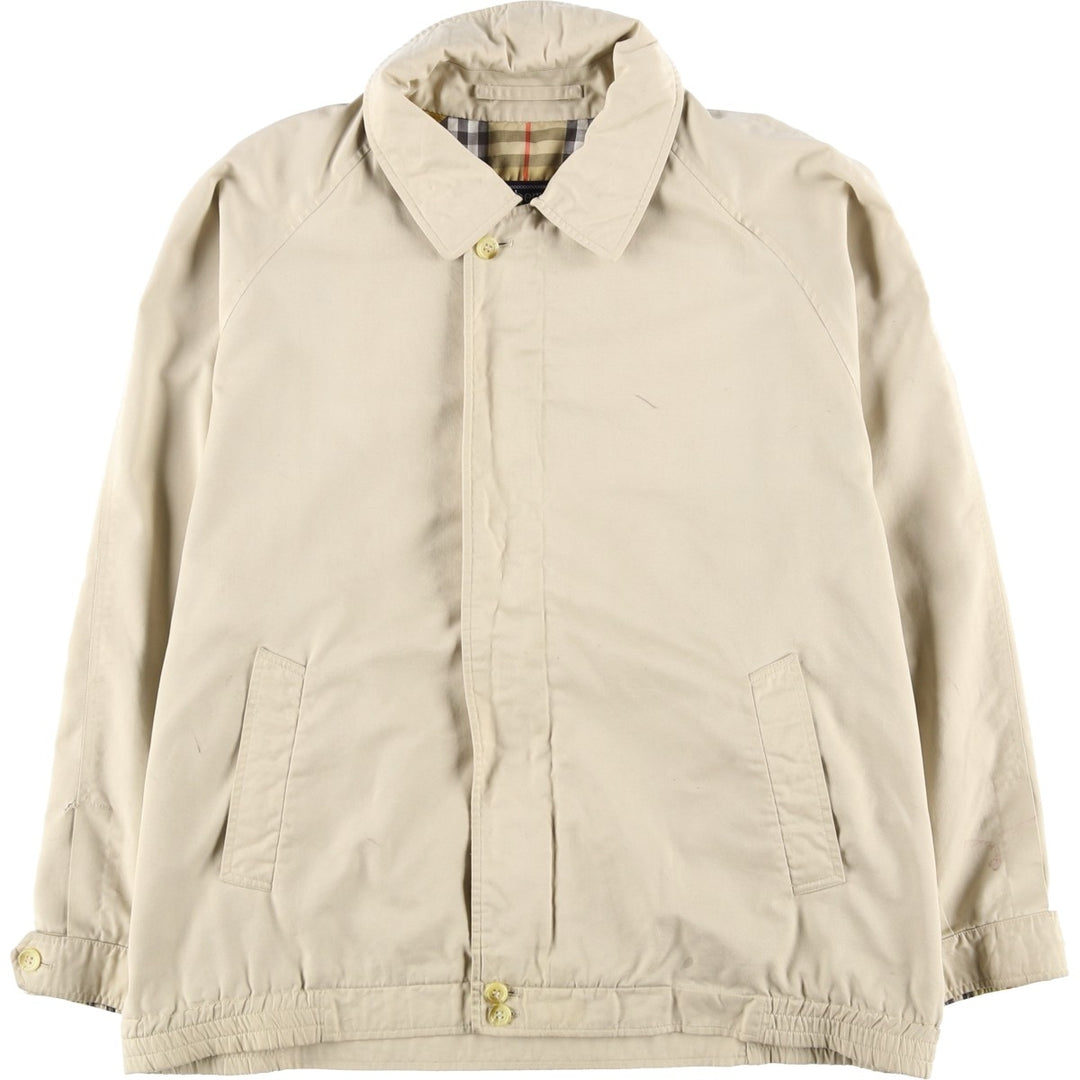 Burberry's Swing Top Sports Jacket, Made in England, Men's Size XL polyester Beige type Vintage Second Hand